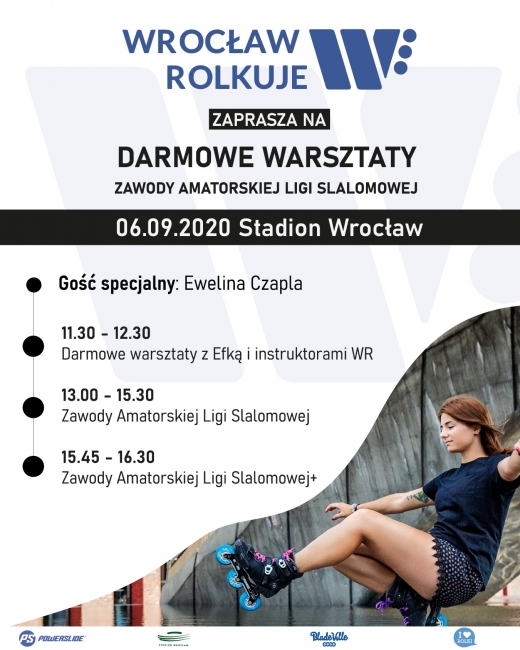 Darmowe warsztaty rolkarskie i zawody ALS Wrocław Rolkuje