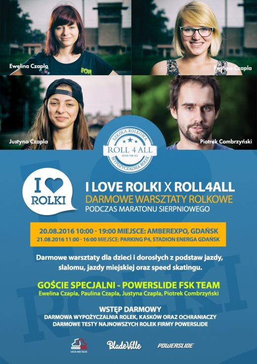 I Love Rolki X Roll4All - Darmowe Warsztaty Rolkowe