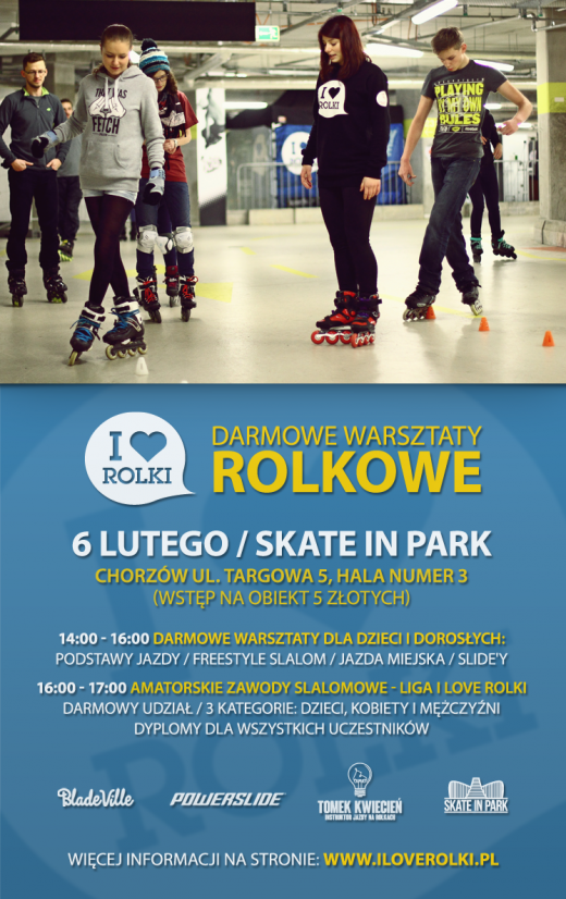 I Love Rolki X Skate In Park - Darmowe Warsztaty Rolkowe