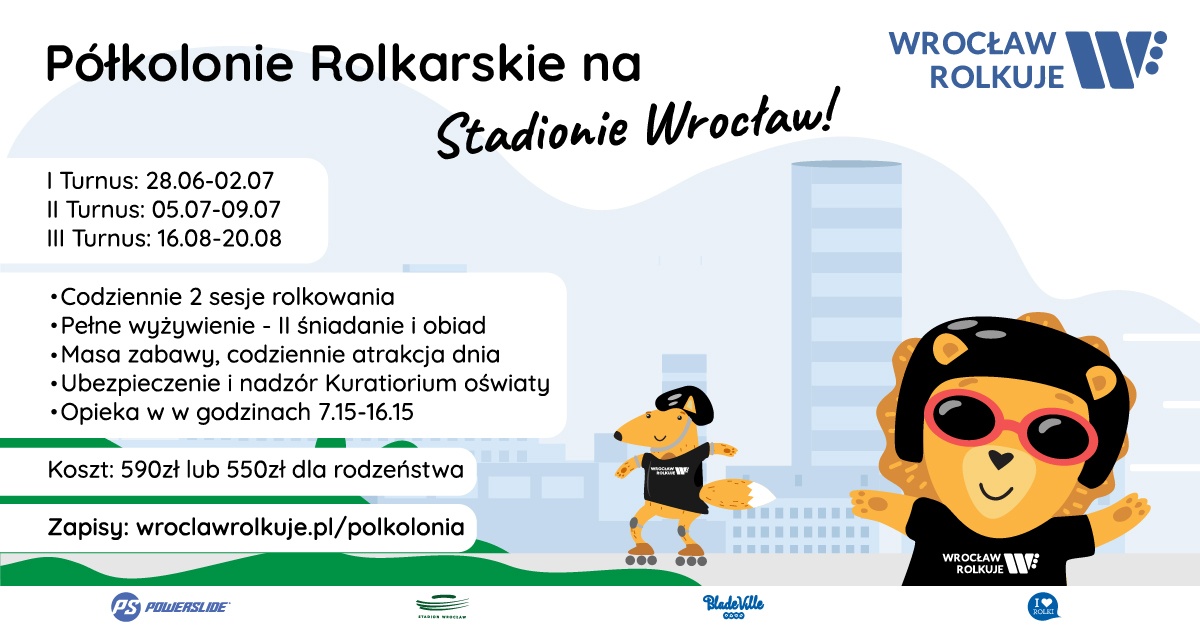 Półkolonie Wrocław Rolkuje