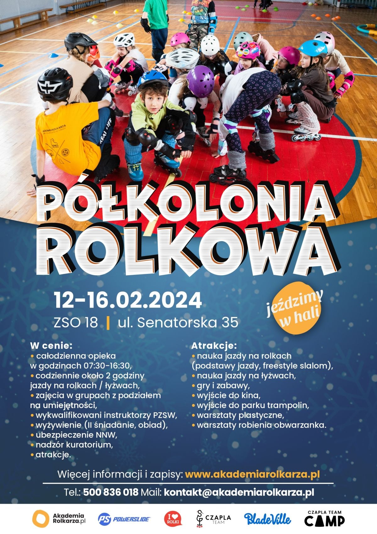 Ferie Zimowe - Kraków 2023 - Akademia Rolkarza